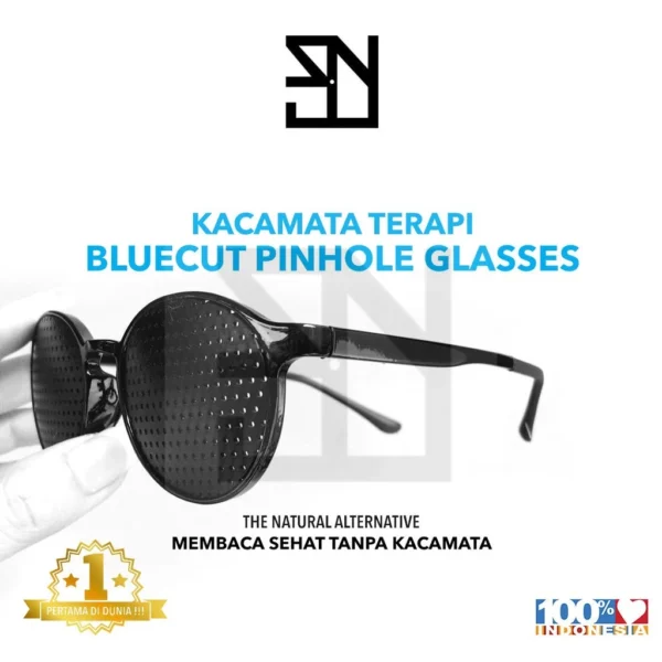 Kacamata terapi pinhole anti radiasi sinar biru - Image 6