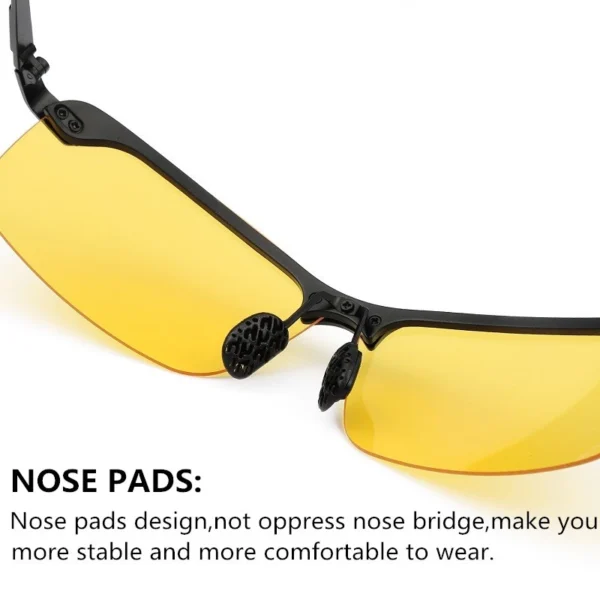 Bitzen Kacamata Potokromik Photochromic Hitam Frame Polarized Malam - Image 6