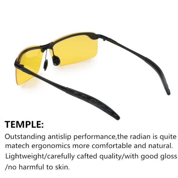 Bitzen Kacamata Potokromik Photochromic Hitam Frame Polarized Malam - Image 7