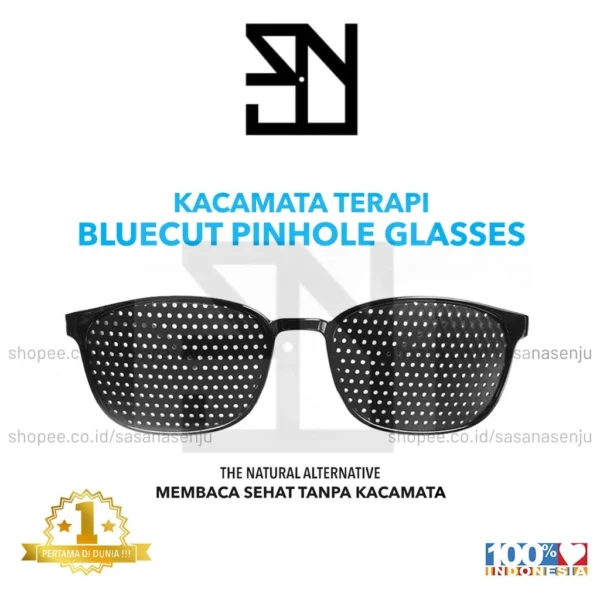Kacamata terapi pinhole anti radiasi sinar biru - Image 3