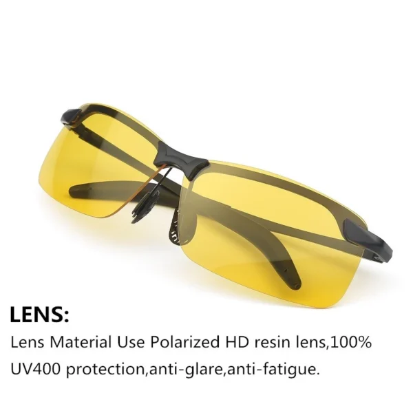 Bitzen Kacamata Potokromik Photochromic Hitam Frame Polarized Malam - Image 5