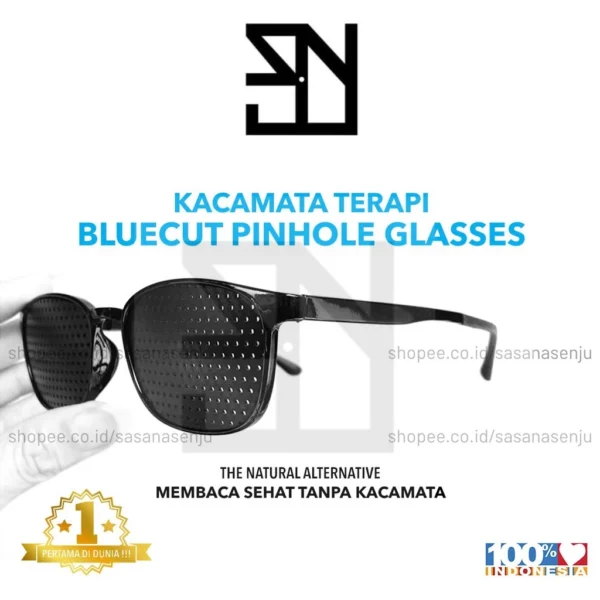 Kacamata terapi pinhole anti radiasi sinar biru - Image 8