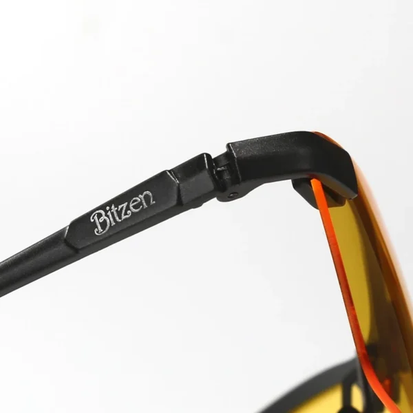 Bitzen Kacamata Potokromik Photochromic Hitam Frame Polarized Malam - Image 3