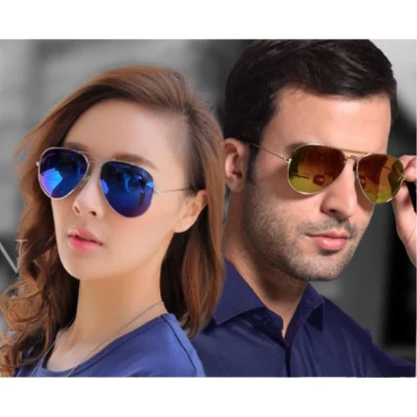 HC Kacamata Fashion Unisex 5669 Bahan Metal Kacamata Matahari/Kacamata Wanita /Kacamata Pantai - Image 2