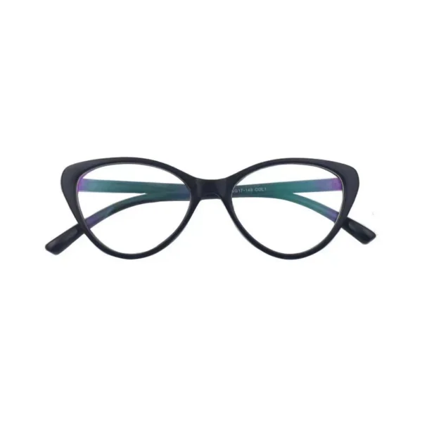 Kacamata Korea Wanita Kacamata Anti Radiasi pria Wanita Fashion Cat Eye retro flat Eyeglasses - Image 4