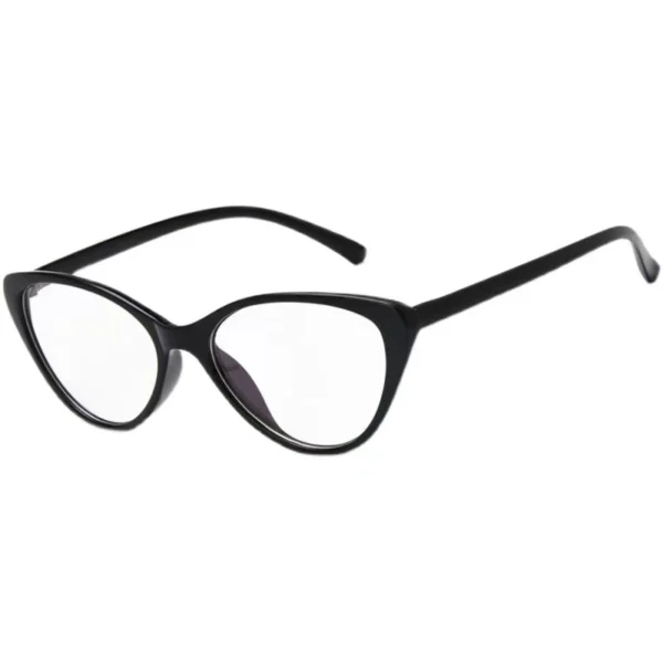 Kacamata Korea Wanita Kacamata Anti Radiasi pria Wanita Fashion Cat Eye retro flat Eyeglasses - Image 9