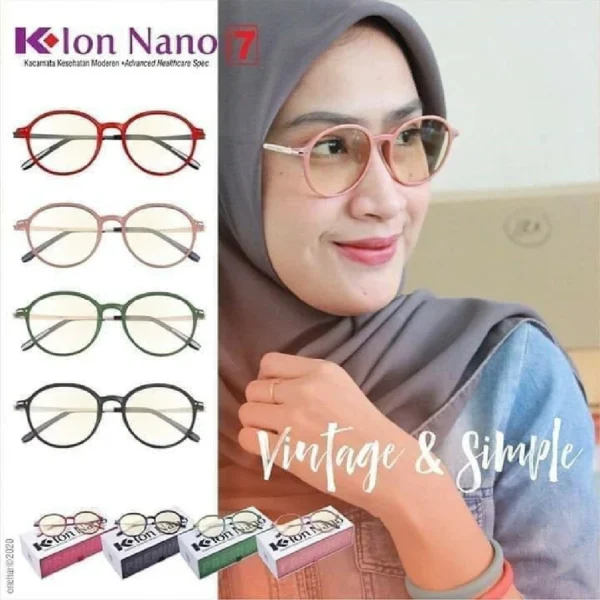 Ion Nano 8 7 5 Reguler Kacamata Terapi Kesehatan Anti Radiasi Plus Minus Katarak - Image 10