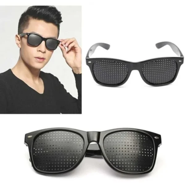 Kacamata Lubang Terapi Mata Fokus Minus Silinder Anti Myopia Pinhole Glasses Alat Bantu Latihan Anti myopia Astigmatism presbyopia - Image 5