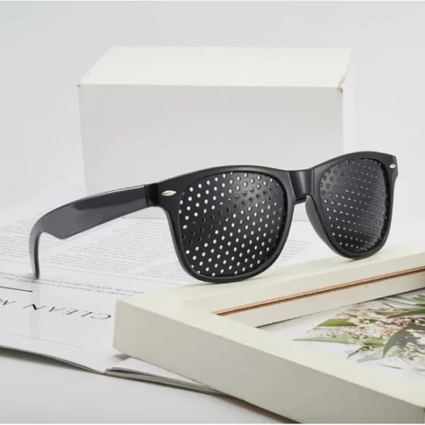 Kacamata Lubang Terapi Mata Fokus Minus Silinder Anti Myopia Pinhole Glasses Alat Bantu Latihan Anti myopia Astigmatism presbyopia - Image 6