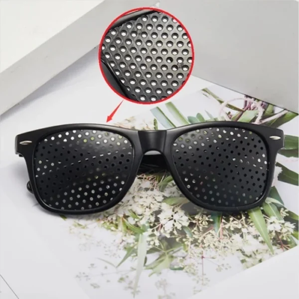 Kacamata Lubang Terapi Mata Fokus Minus Silinder Anti Myopia Pinhole Glasses Alat Bantu Latihan Anti myopia Astigmatism presbyopia - Image 7