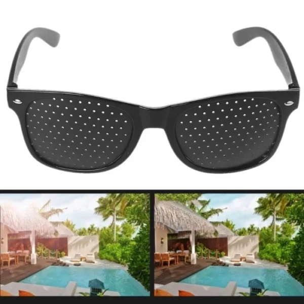 Kacamata Lubang Terapi Mata Fokus Minus Silinder Anti Myopia Pinhole Glasses Alat Bantu Latihan Anti myopia Astigmatism presbyopia - Image 9