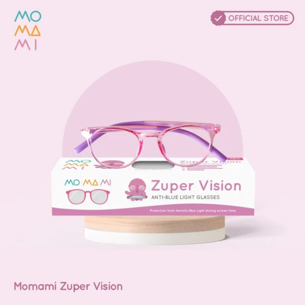 Momami Kids Zuper Vision Anti-Blue Light Glasses - Kacamata Anti Radiasi Anak - Image 2