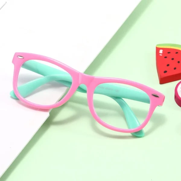 Bitzen Kacamata Anak Perempuan Laki-laki Photocromic Anti Radiasi Komputer UV Fashion Glasses - Image 6