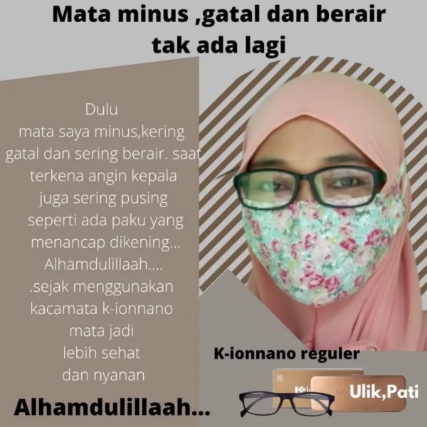 KACAMATA TERAPI K-ION NANO ORIGINAL REGULER UNTUK KESEHATAN - Image 8