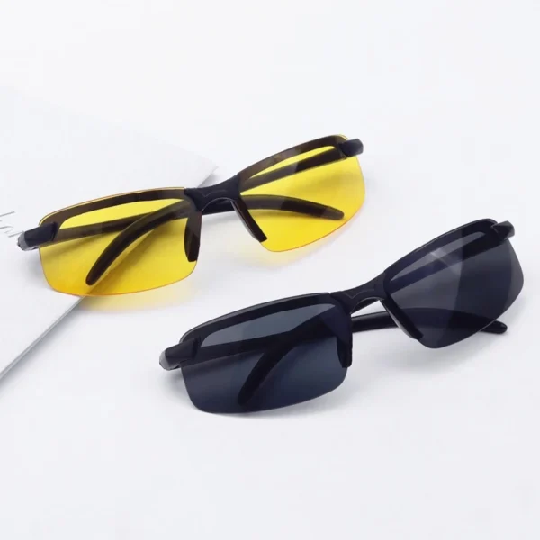 Kacamata pria Polarized Night Vision Anti Silau Siang fashion kacamata - Image 3