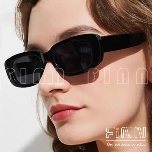 Kacamata Hitam Wanita Pria Model Retro Vintage Gladys Kaca Mata Frame Kotak Untuk Ootd Fashion Style Kekinian