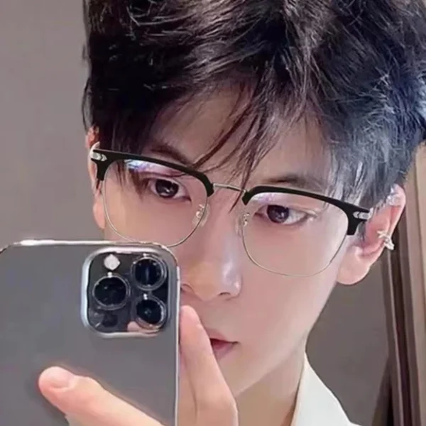 Fashion Korea Baru Anti Radiasi Kacamata -0.75 -1.25 -1.75 -2.25 -2.75 -3.25 -0.5 -1.0 -1.5 -2.0 -2.5 -3.0 -3.5 -4.0 -4.5 -5.0 -5.5 -6.0 - Image 7