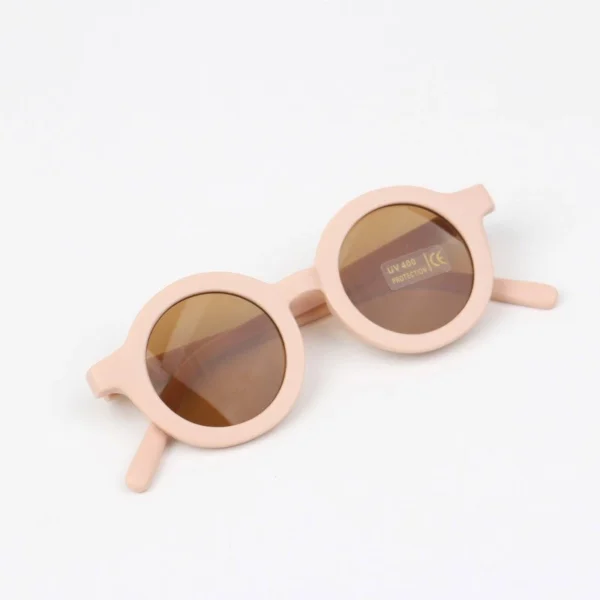 GGS Kacamata Hitam Anak Perempuan Laki Laki Bulat Lipat Children Sunglasses Retro Fashion Bayi Korea Style Keren Unisex Baby KC007 - Image 10
