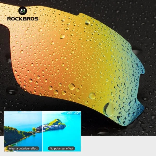 Kacamata Sepeda ROCKBROS 10117 10118 10119 10109 Sunglasses Myopiaframe Kaca Mata Gowes Polarized Sunglasses - Image 2
