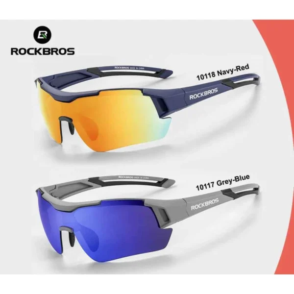 Kacamata Sepeda ROCKBROS 10117 10118 10119 10109 Sunglasses Myopiaframe Kaca Mata Gowes Polarized Sunglasses - Image 3