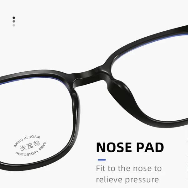 Viendo Kacamata Minus Photocromic Anti Radiasi Blueray Wanita Cowok Pria Korea Gaya Fashion Elastik TR90 Frame 2 in 1 Bluecromic - Image 6
