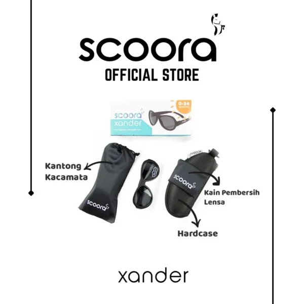 SCOORA Xander Kacamata Bayi Berjemur ( 0-2thn ) Anti UV - Variasi Warna - Image 4