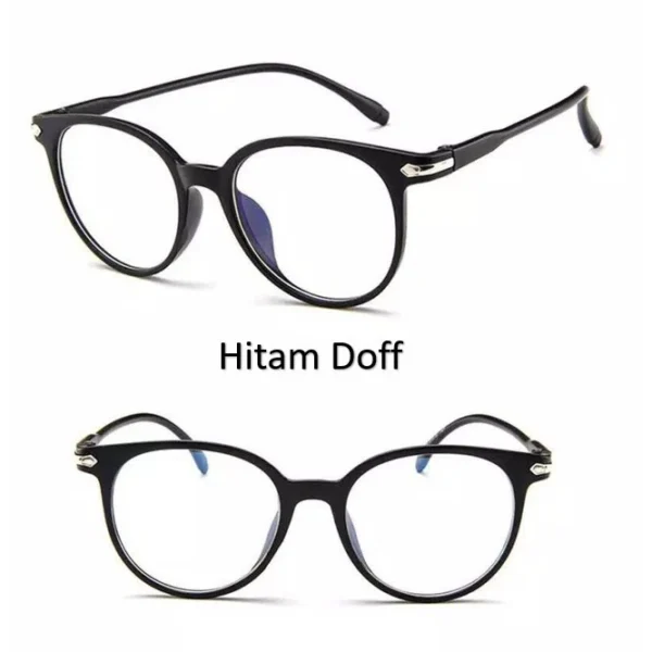 SJPOP Kacamata Anti Radiasi Kaca Mata WanitaPria Frame Sunglasses Lensa Transparan KC099 - Image 7