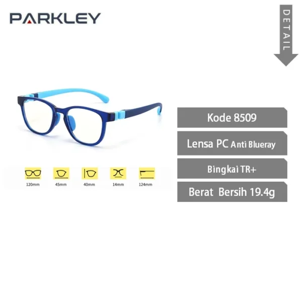 Parkley Kacamata Anak Antiradiasi Blueray HP Gadget 8509 - Image 7