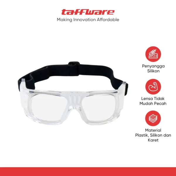 TaffSPORT Kacamata Olahraga Sport Frame Glasses - 9833