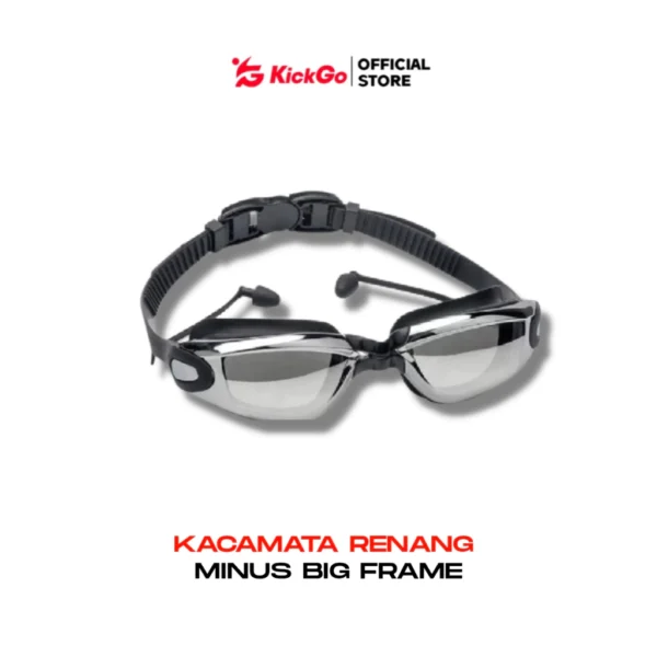 KickGo Kacamata Renang Minus 2 3 4 5 6 7 8 Anti Fog dan UV Protection Dewasa Free Kotak