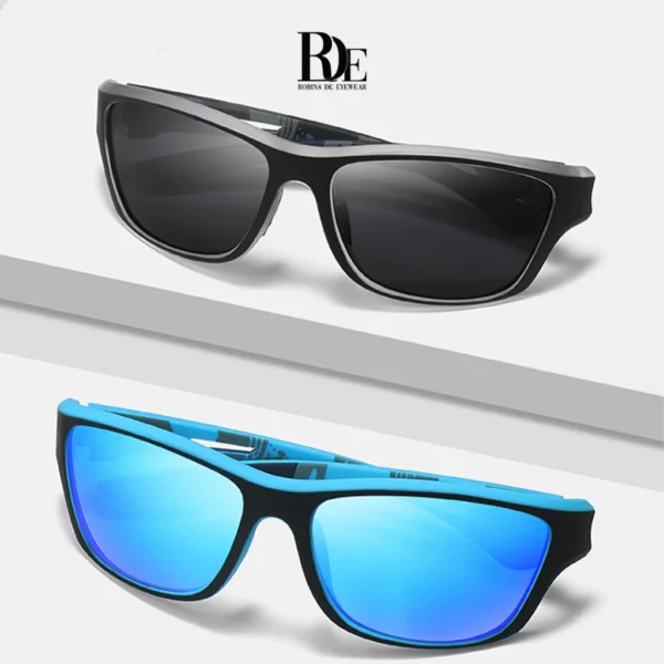 Robins Kacamata Hitam Sport Polarized Anti Radiasi Uv400 Sunglasses Fashion Pria Wanita 63792 - Image 4