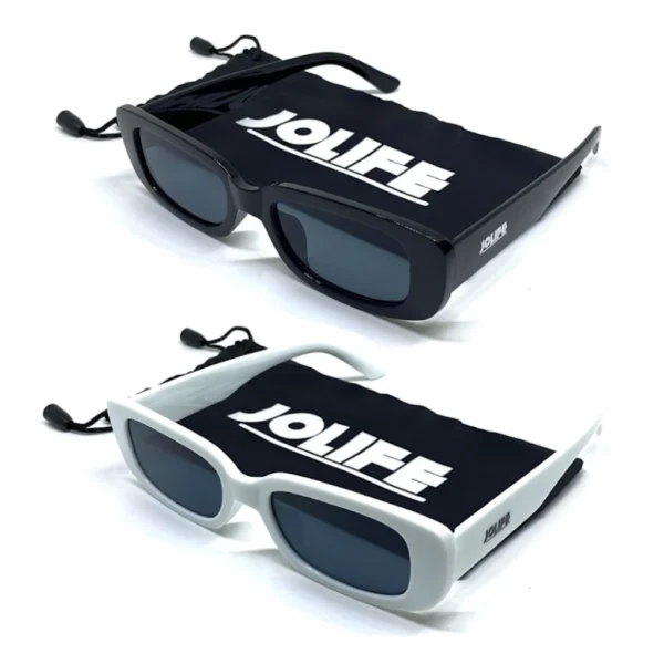 Jolife - Kacamata Retro Kekinian Fashion Pria/Wanita Sunglasses Vintage Anti UV400 Bingkai Kecil - Image 6