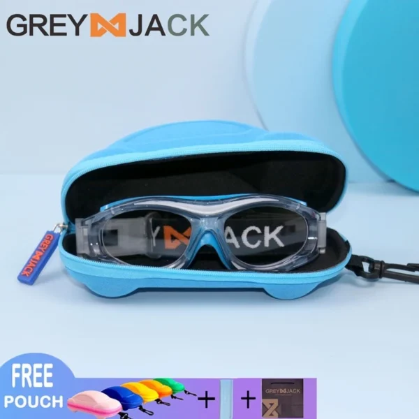 Grey Jack Kacamata Anak Remaja Laki-laki Perempuan Sport Bisa Minus(Basket, Volly, Sepak Bola/Futsal, Badminton) 040 - Image 8