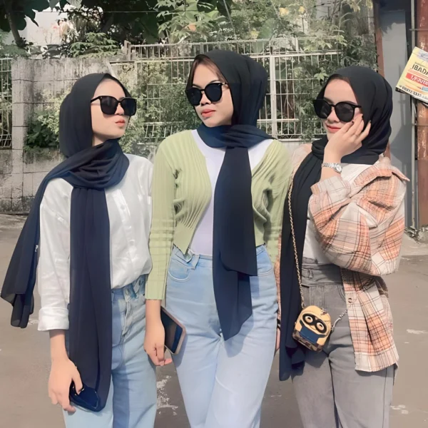 Colore.in Kacamata Hitam UV400 Polarized Sunglasses Korean Style Wanita Pria 2 in 1 Anti Silau Mix Kacamata Gaya Outdoor Anti Sinar - Image 7