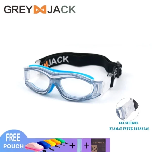 Grey Jack Kacamata Anak Remaja Laki-laki Perempuan Sport Bisa Minus(Basket, Volly, Sepak Bola/Futsal, Badminton) 040 - Image 9