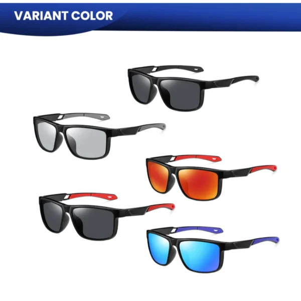 IOOI Kacamata Running Sunglasses Sport Outdoor Anti Silau Polarized Premiun Pria Wanita 63793 - Image 8