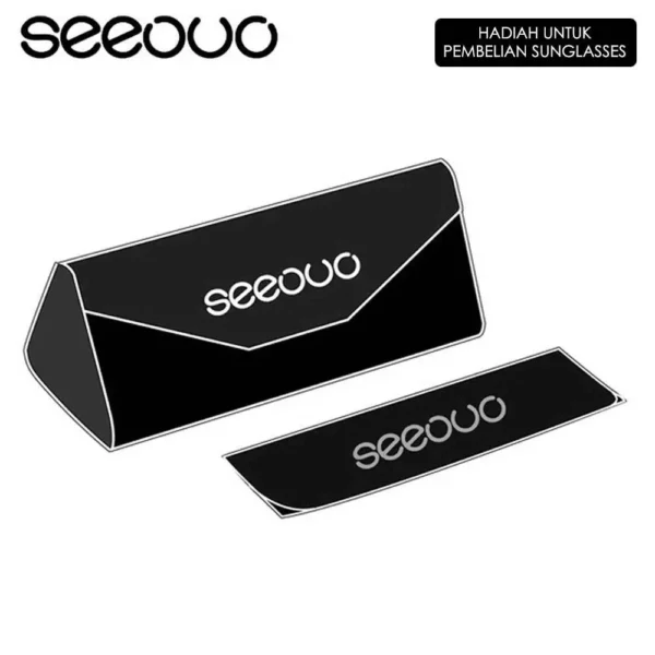 Seeouo Kacamata Hitam Sunglasses Polarized Sport Style Anti UV Anti Silau TR90 Ringan 3058 - Image 10