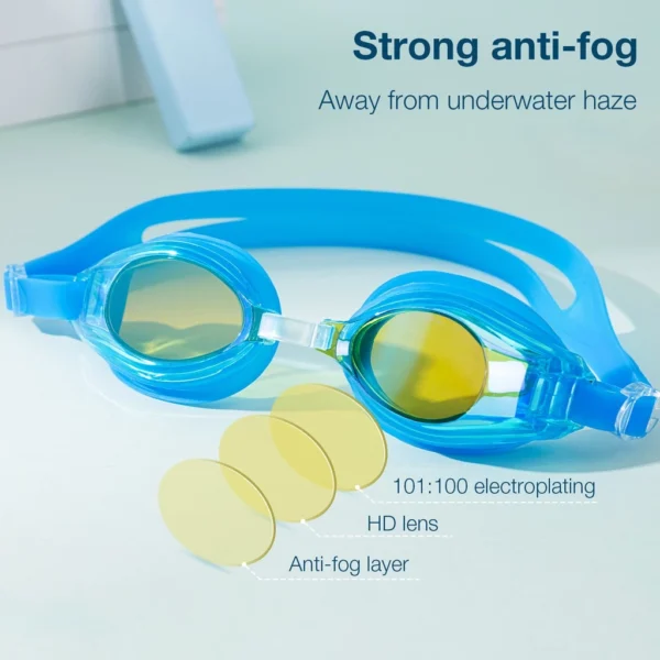 Agnite Googles / Swimming Glass / Kacamata Renang Anak Dewasa Anti Embun ER101 - Image 7