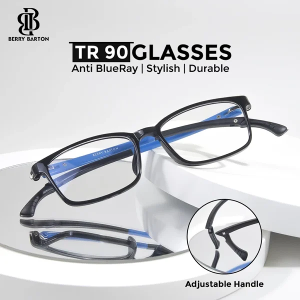 Berrybarton - Kacamata Anti Slip Elastis Antiradiasi Photocromic Blueray Bisa Minus 5106 - Image 10