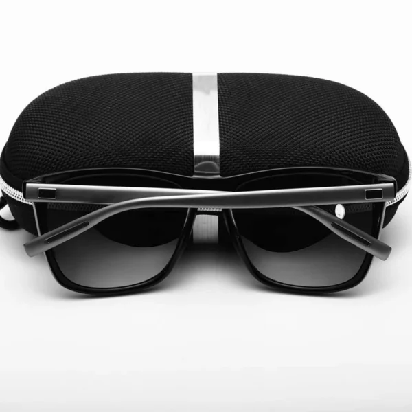 Viendo Kacamata Hitam Polarized Pria Cowok Wanita UV400 Fashion Frame Anti Sinar Matahari Kaca Mata Optik - Image 2