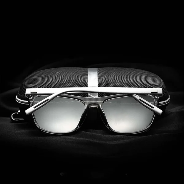 Viendo Kacamata Hitam Polarized Pria Cowok Wanita UV400 Fashion Frame Anti Sinar Matahari Kaca Mata Optik - Image 6