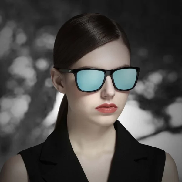 Viendo Kacamata Hitam Polarized Pria Cowok Wanita UV400 Fashion Frame Anti Sinar Matahari Kaca Mata Optik - Image 7