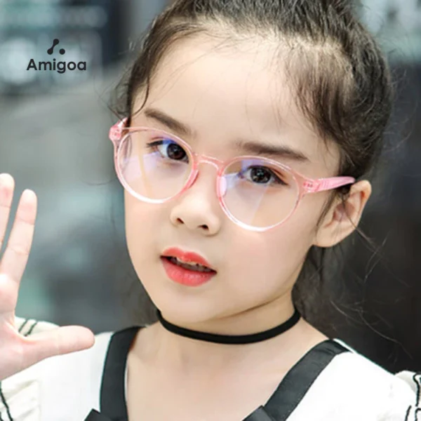 COD Kacamata Anak Anti Radiasi Kacamata anak Pelindung Anti Cahaya Biru Yang Fleksibel - Image 4